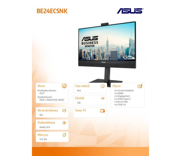 ASUS BE24ECSNK Webcam - 1080481 - zdjęcie 2